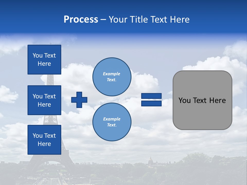 History View Paris PowerPoint Template