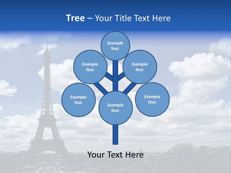 History View Paris PowerPoint Template