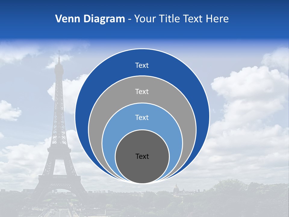 History View Paris PowerPoint Template