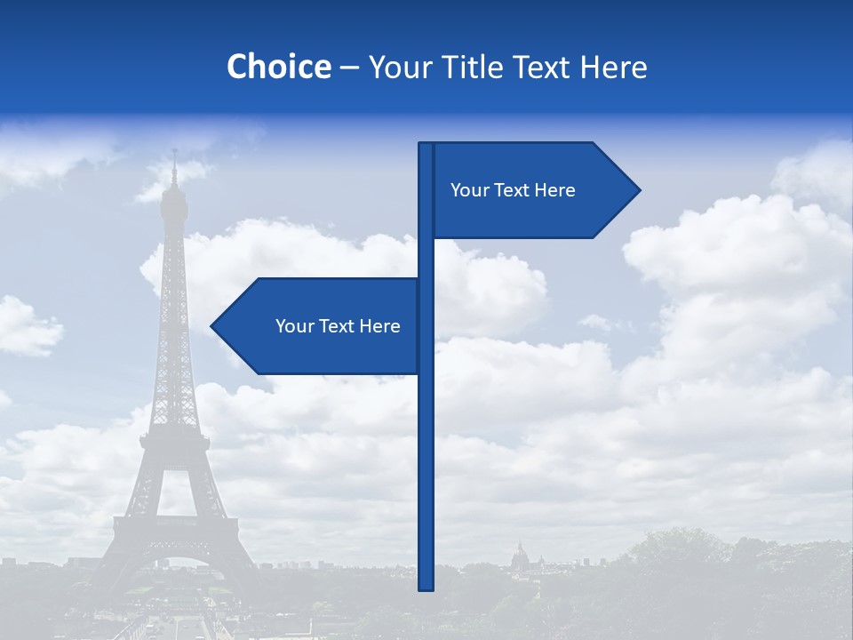 History View Paris PowerPoint Template