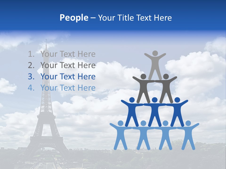 History View Paris PowerPoint Template