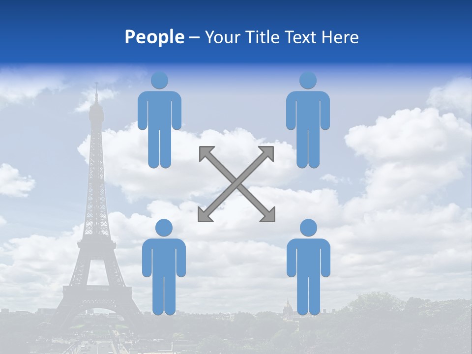 History View Paris PowerPoint Template