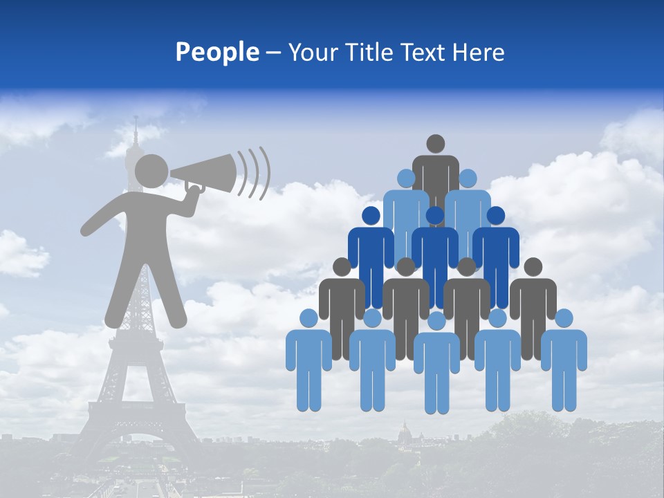 History View Paris PowerPoint Template