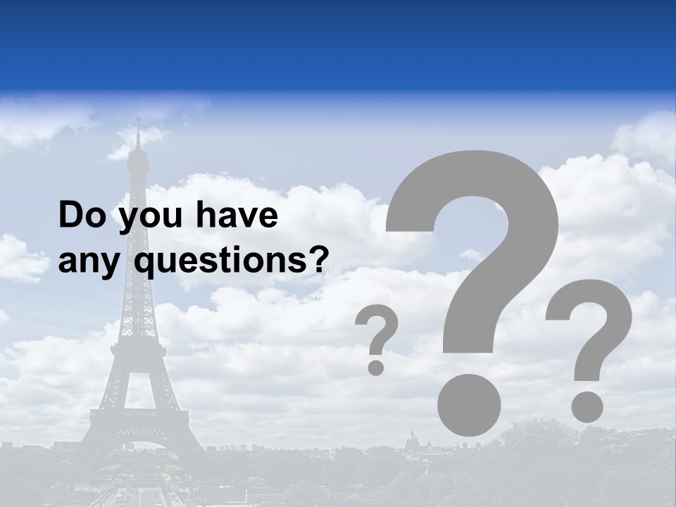 History View Paris PowerPoint Template