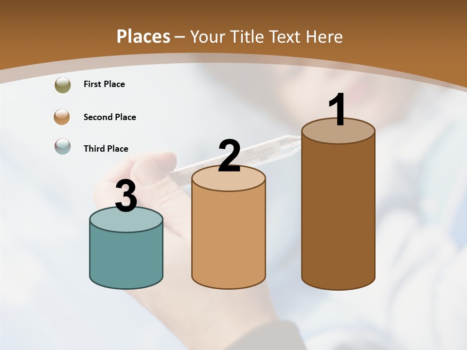 Cropped Thermometer Ill PowerPoint Template