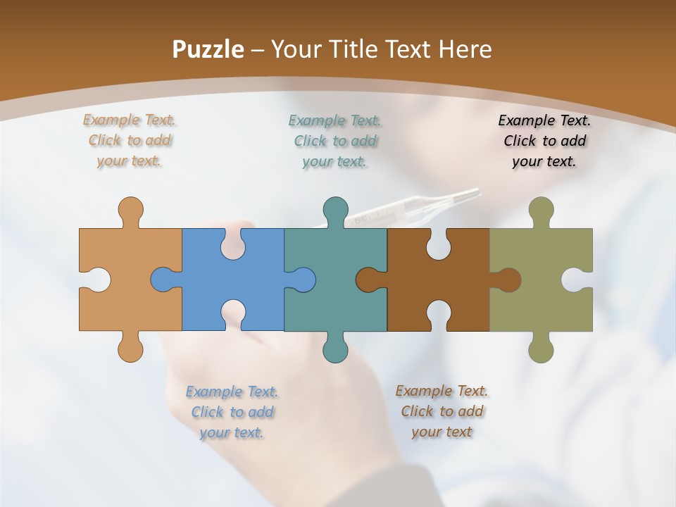 Cropped Thermometer Ill PowerPoint Template
