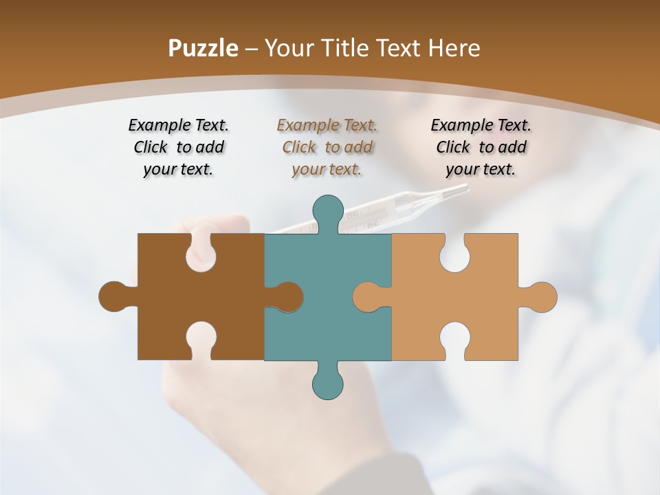 Cropped Thermometer Ill PowerPoint Template