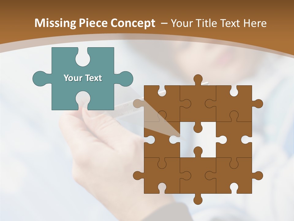 Cropped Thermometer Ill PowerPoint Template