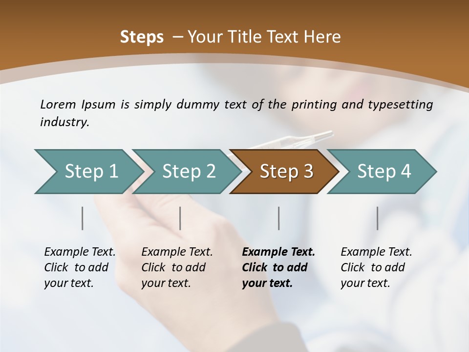 Cropped Thermometer Ill PowerPoint Template