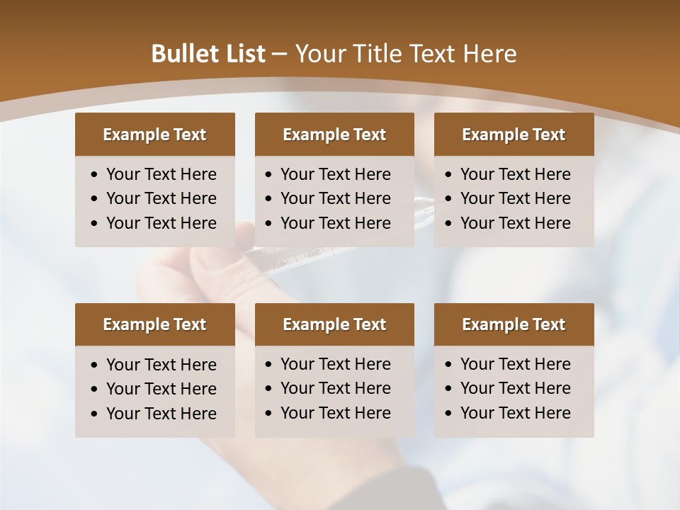 Cropped Thermometer Ill PowerPoint Template
