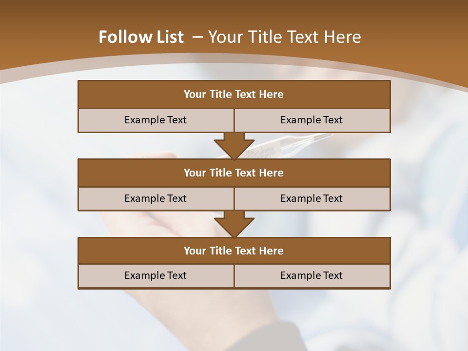 Cropped Thermometer Ill PowerPoint Template