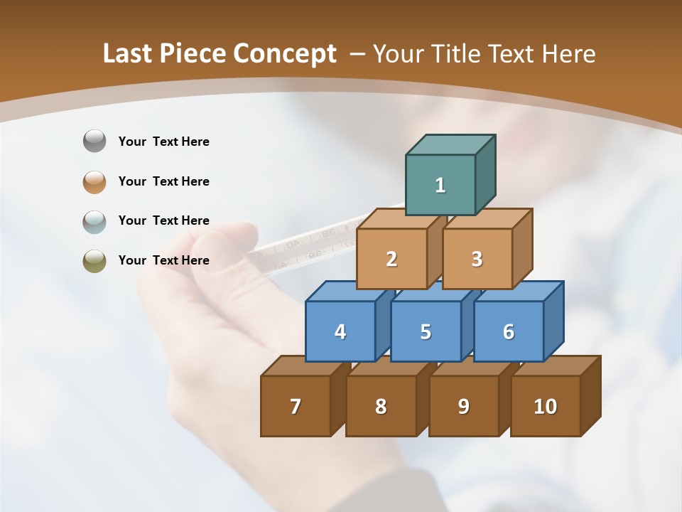 Cropped Thermometer Ill PowerPoint Template