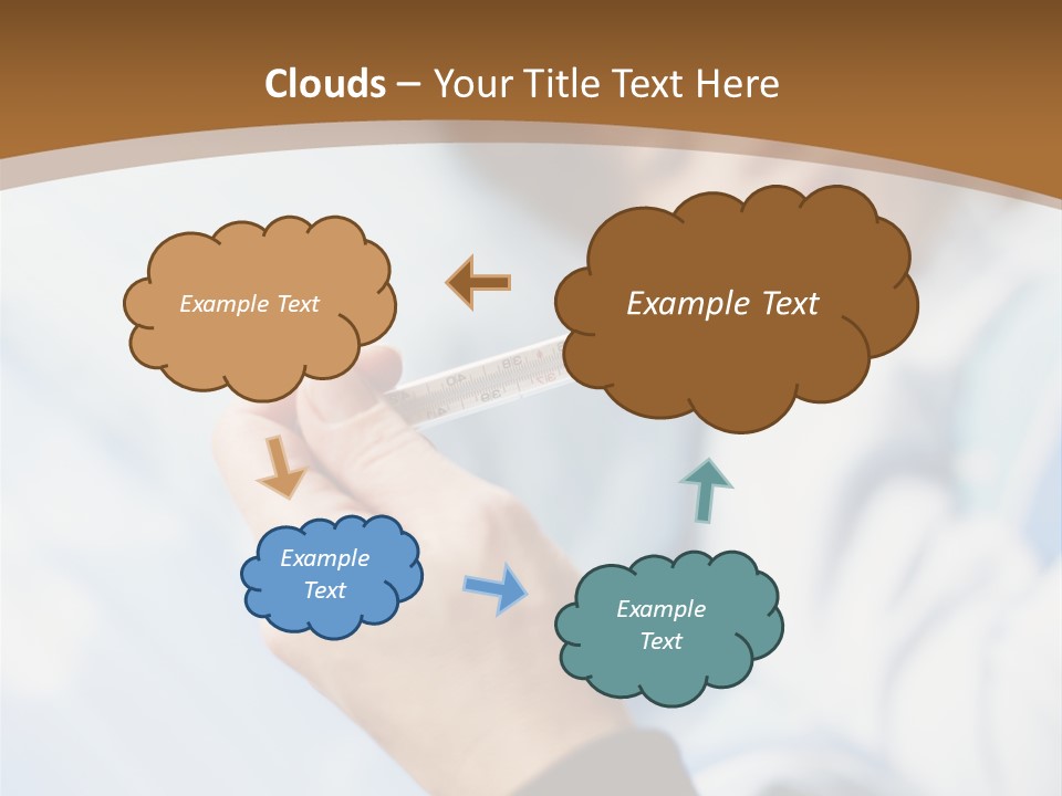 Cropped Thermometer Ill PowerPoint Template
