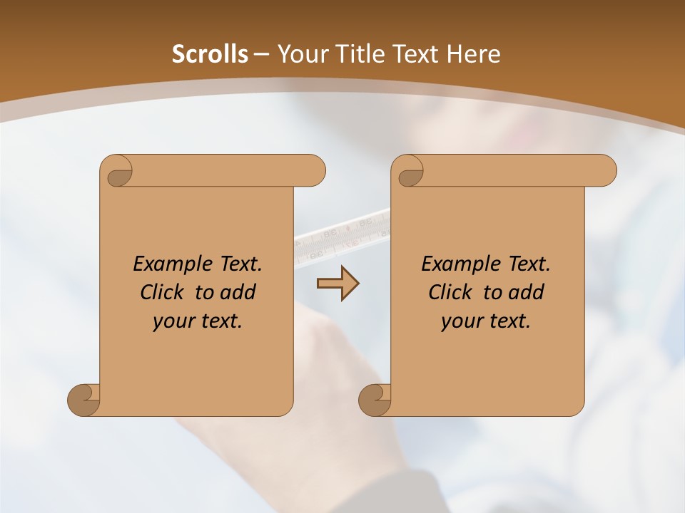 Cropped Thermometer Ill PowerPoint Template