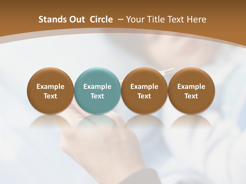 Cropped Thermometer Ill PowerPoint Template