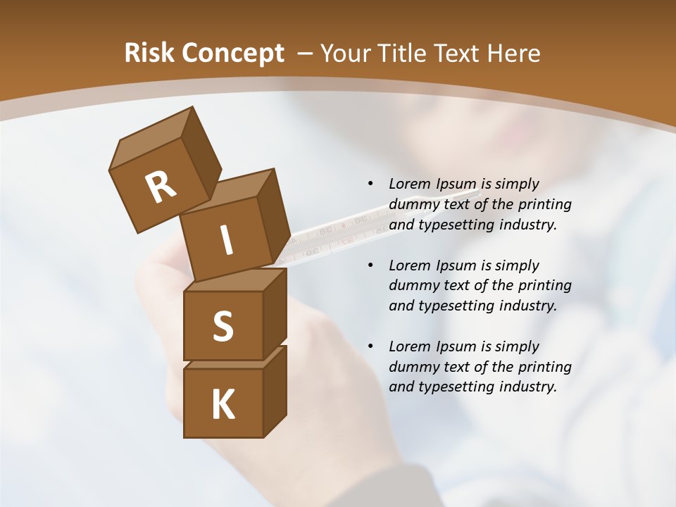 Cropped Thermometer Ill PowerPoint Template