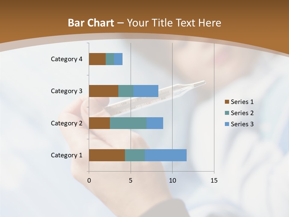 Cropped Thermometer Ill PowerPoint Template