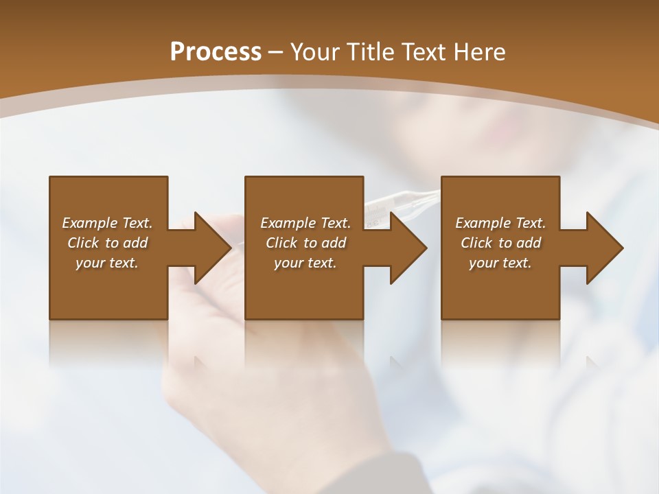 Cropped Thermometer Ill PowerPoint Template