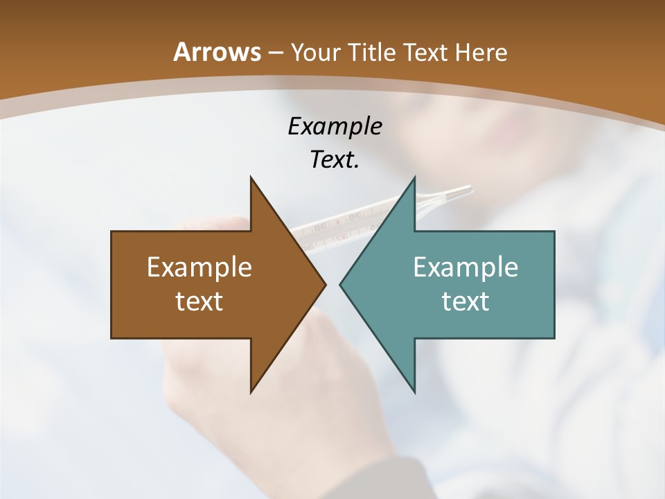 Cropped Thermometer Ill PowerPoint Template