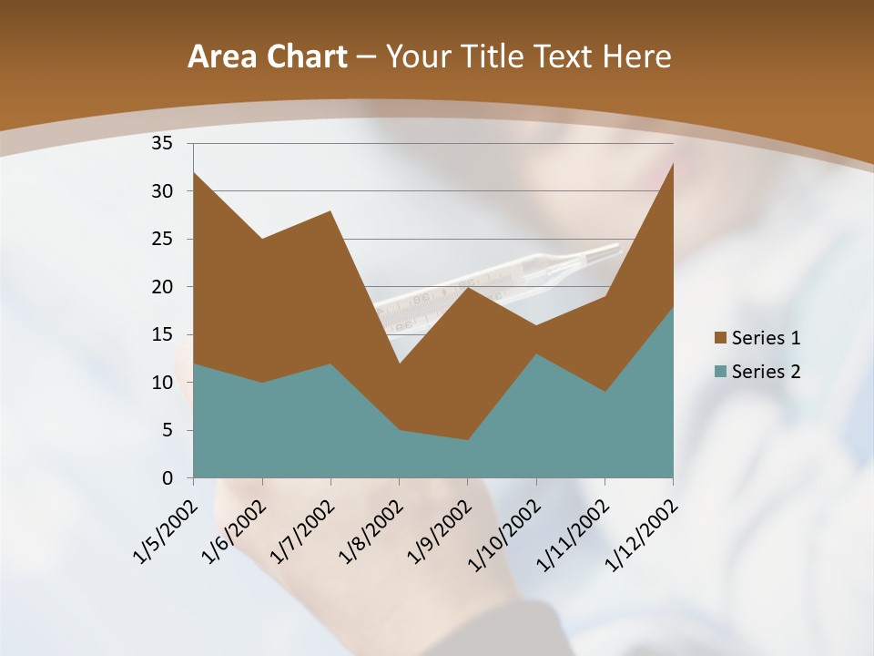 Cropped Thermometer Ill PowerPoint Template