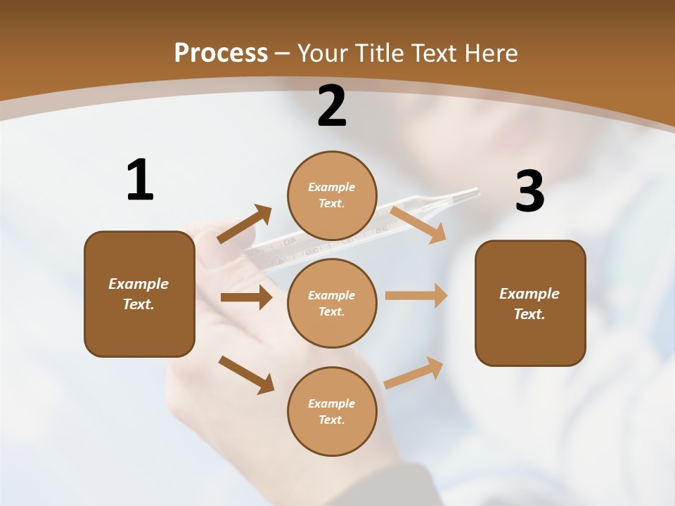 Cropped Thermometer Ill PowerPoint Template