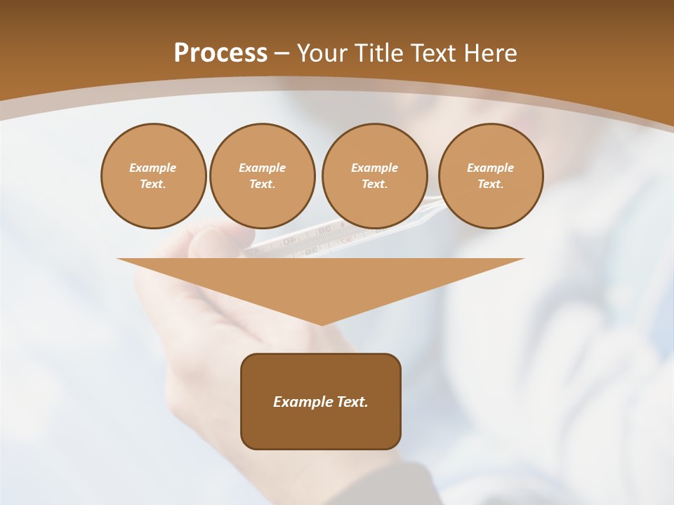 Cropped Thermometer Ill PowerPoint Template