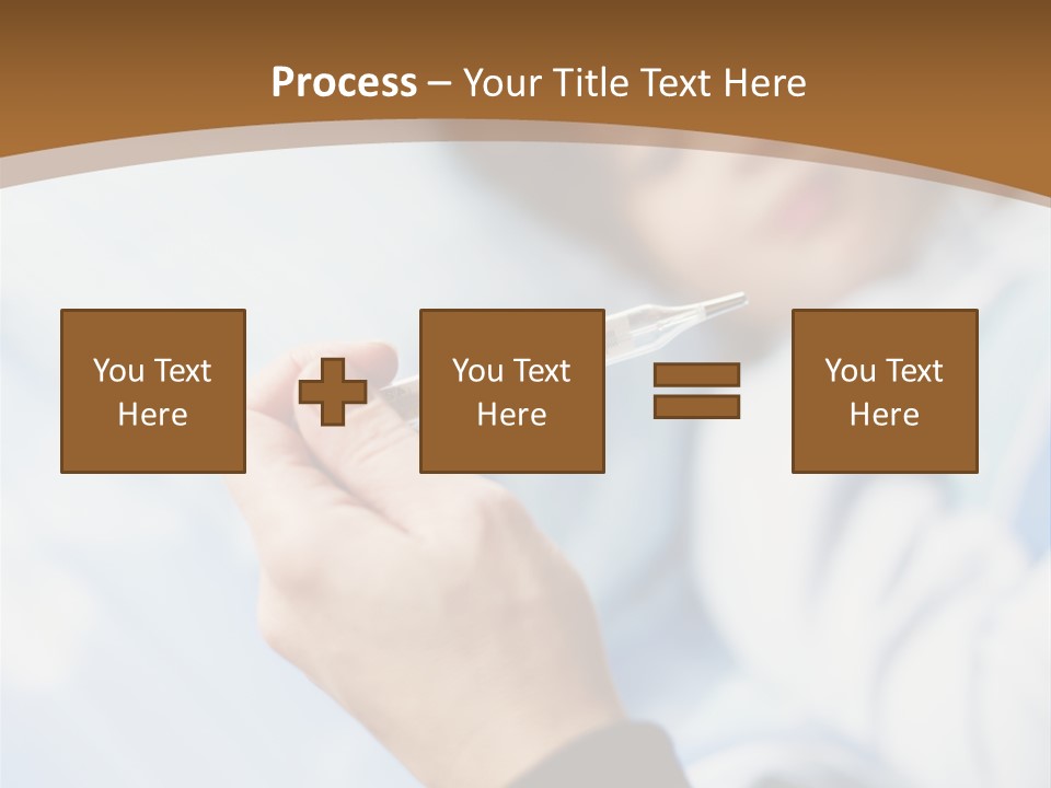 Cropped Thermometer Ill PowerPoint Template