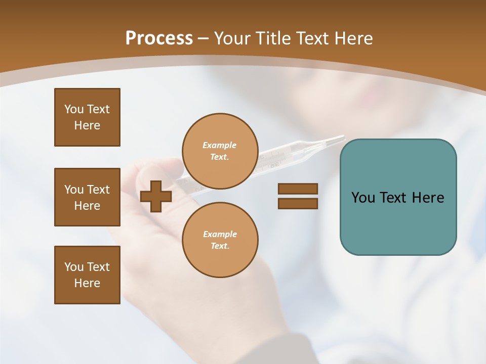 Cropped Thermometer Ill PowerPoint Template