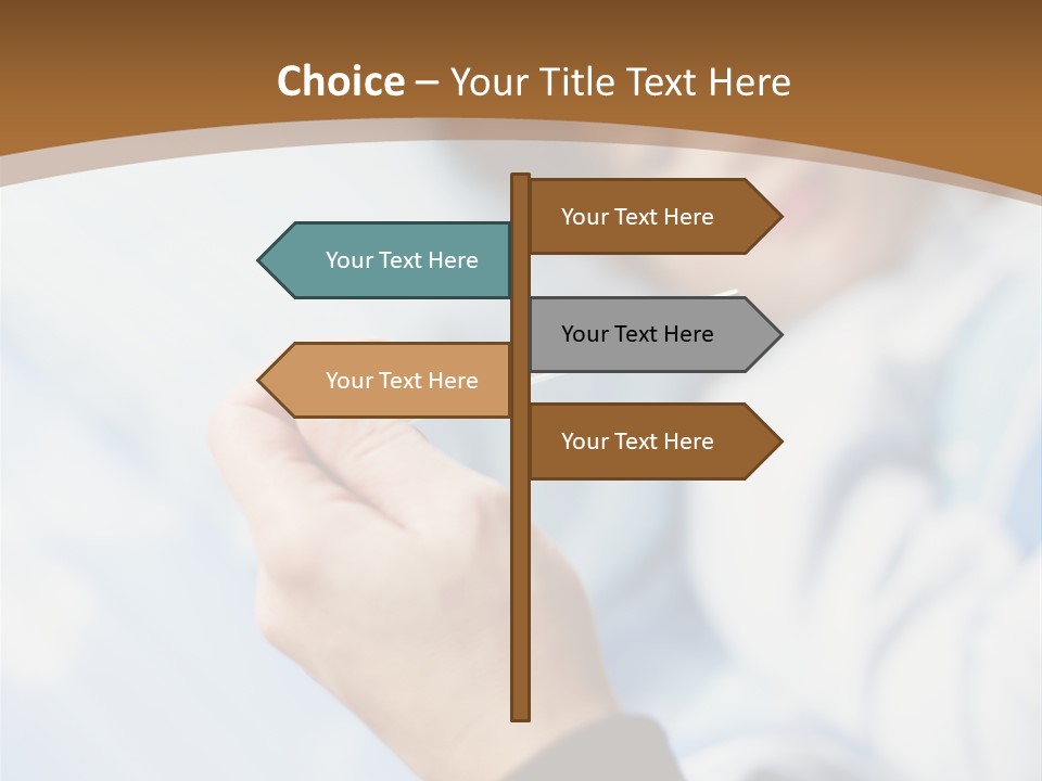Cropped Thermometer Ill PowerPoint Template