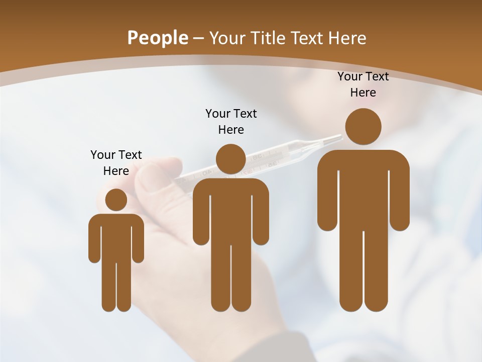 Cropped Thermometer Ill PowerPoint Template