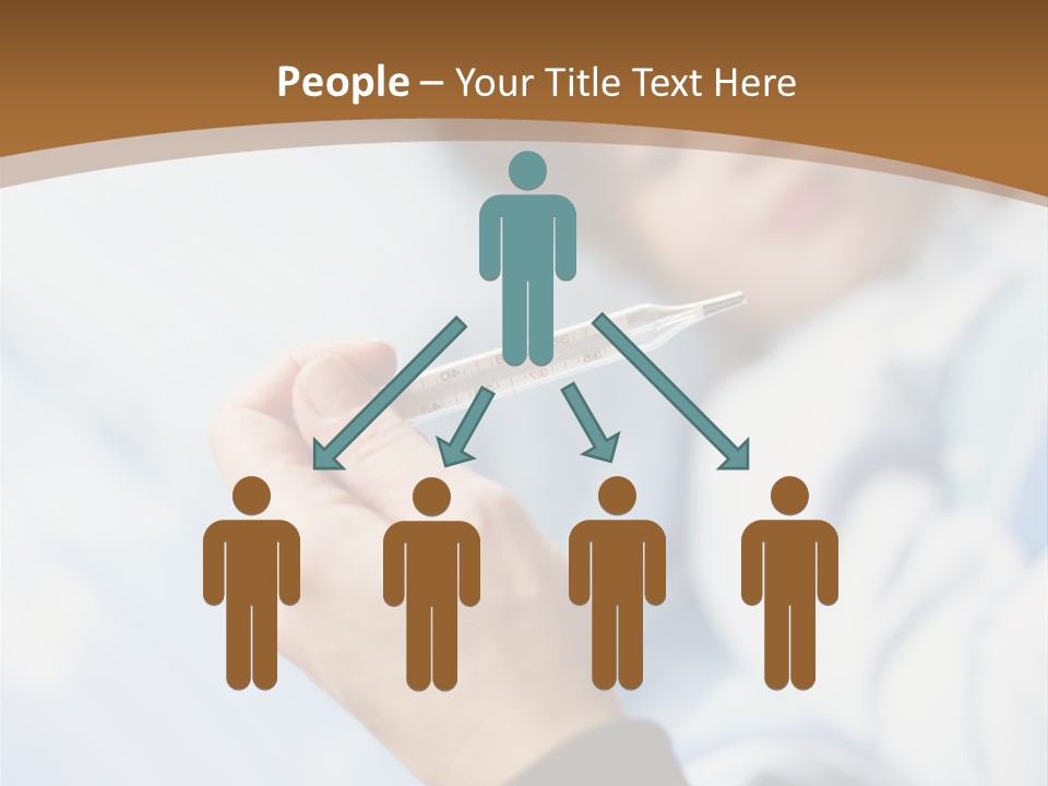 Cropped Thermometer Ill PowerPoint Template