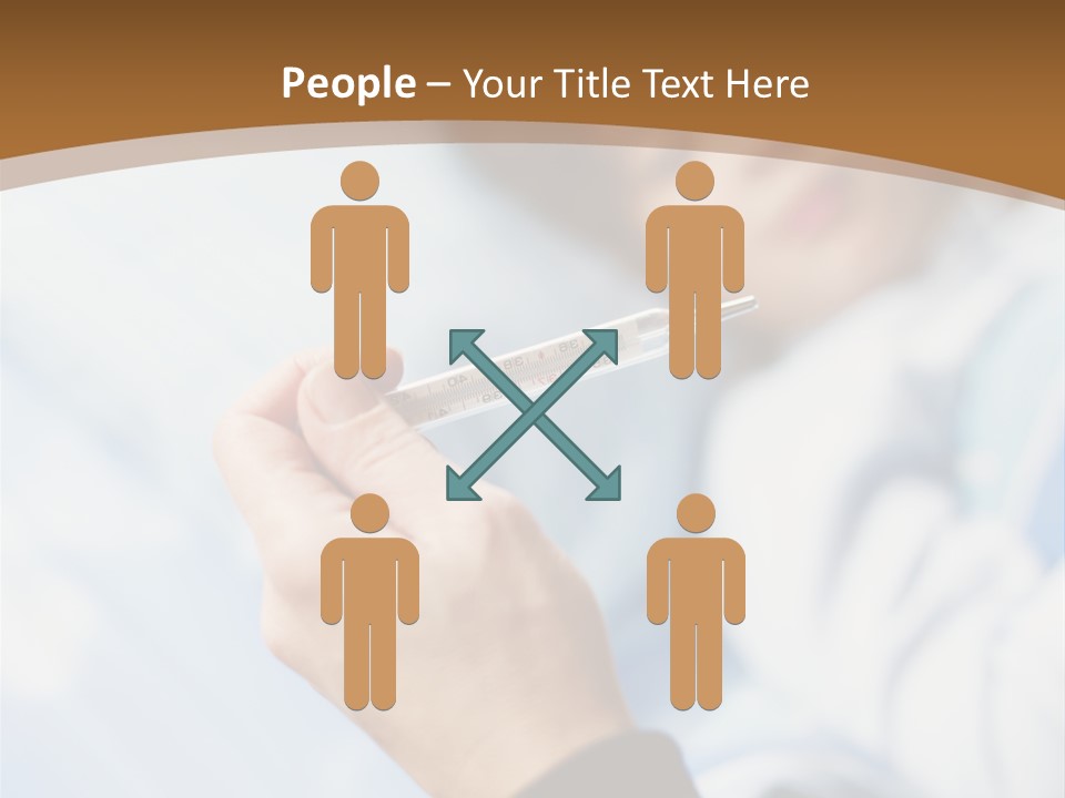 Cropped Thermometer Ill PowerPoint Template