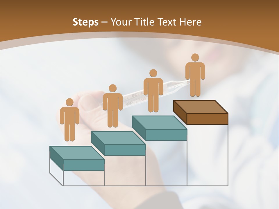Cropped Thermometer Ill PowerPoint Template