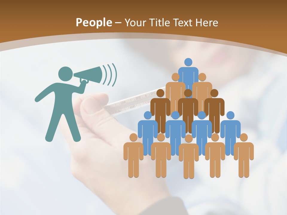 Cropped Thermometer Ill PowerPoint Template