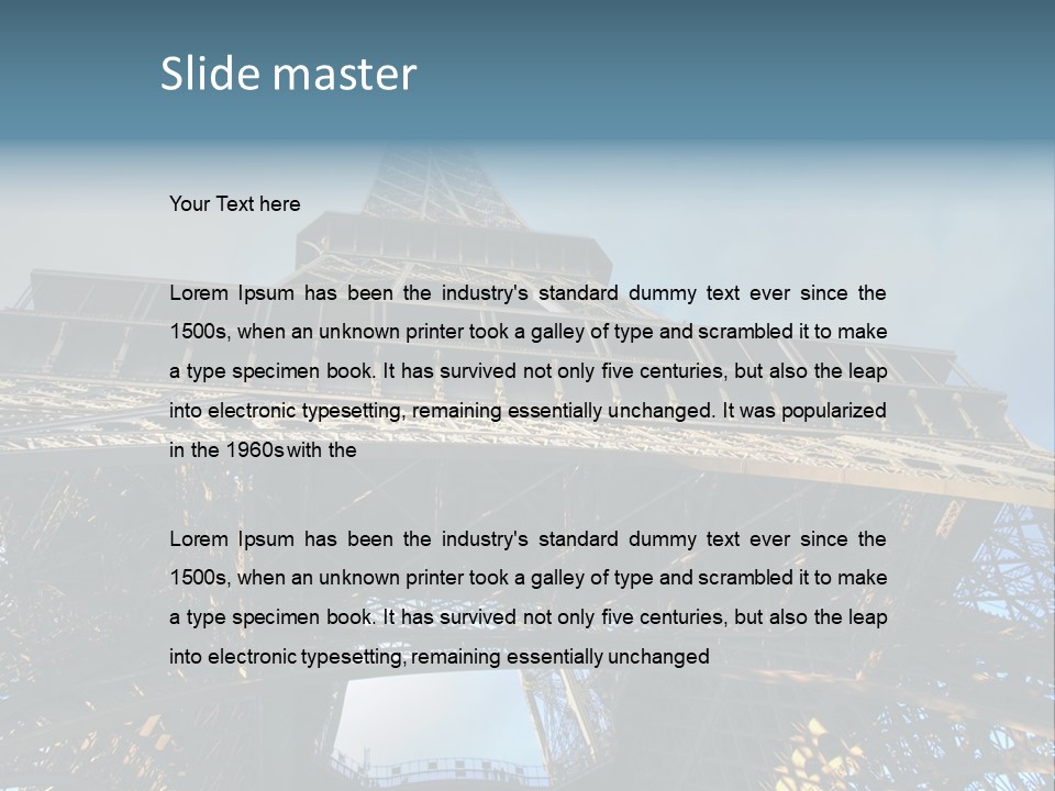 Blue Ocean Big PowerPoint Template