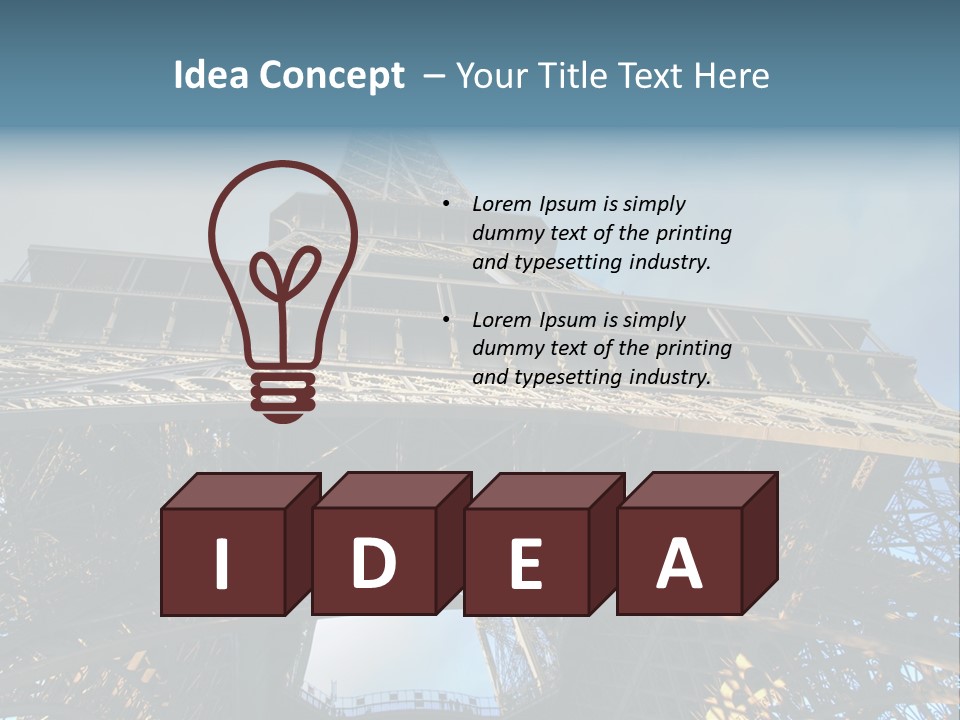 Blue Ocean Big PowerPoint Template