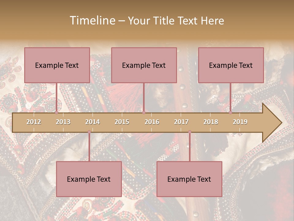 A Large Piece Of Cloth With Beads And Tassels On It PowerPoint Template