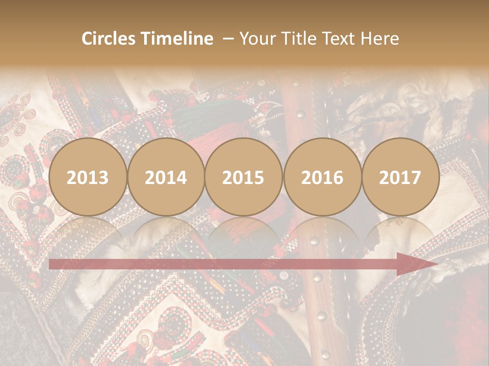 A Large Piece Of Cloth With Beads And Tassels On It PowerPoint Template