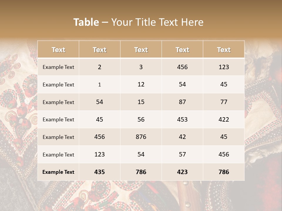 A Large Piece Of Cloth With Beads And Tassels On It PowerPoint Template