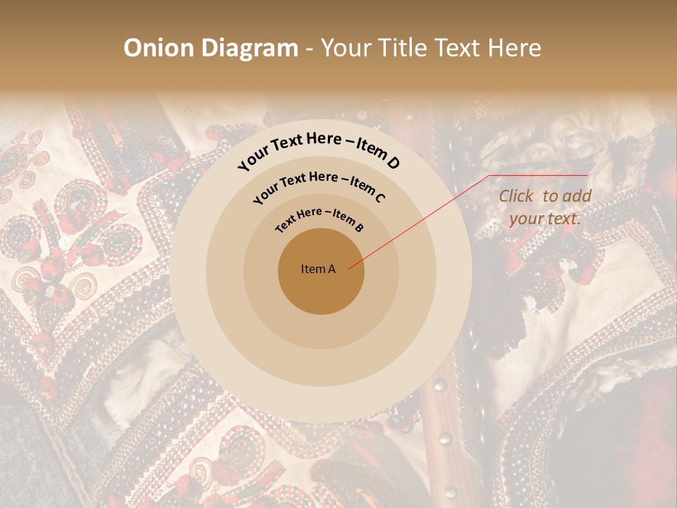 A Large Piece Of Cloth With Beads And Tassels On It PowerPoint Template