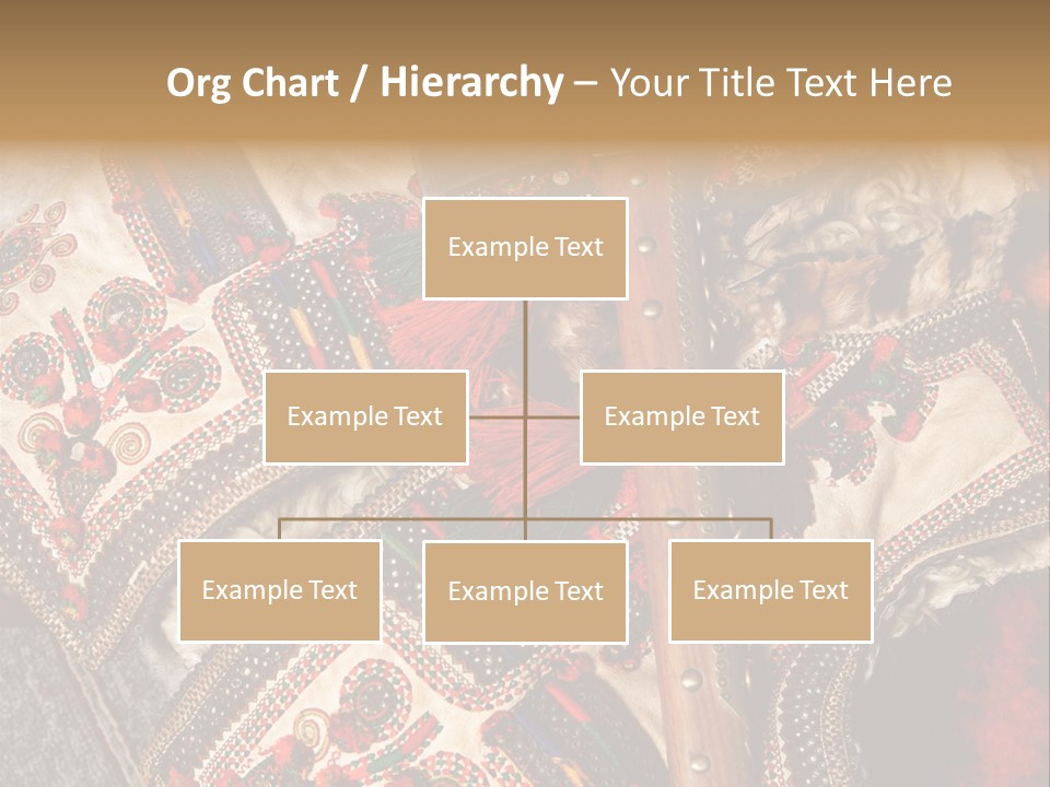 A Large Piece Of Cloth With Beads And Tassels On It PowerPoint Template