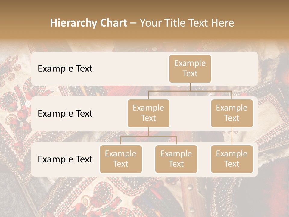 A Large Piece Of Cloth With Beads And Tassels On It PowerPoint Template