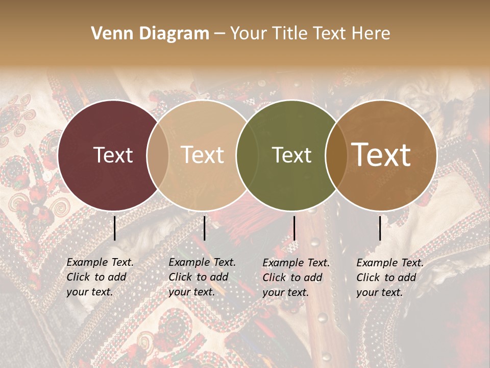 A Large Piece Of Cloth With Beads And Tassels On It PowerPoint Template