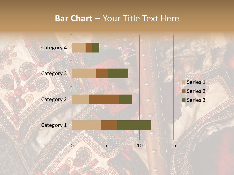 A Large Piece Of Cloth With Beads And Tassels On It PowerPoint Template