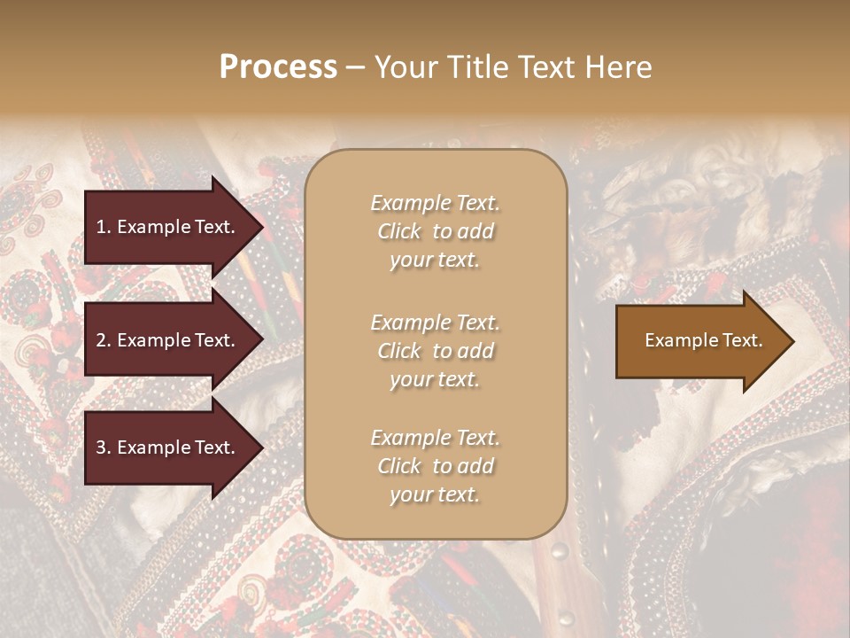 A Large Piece Of Cloth With Beads And Tassels On It PowerPoint Template