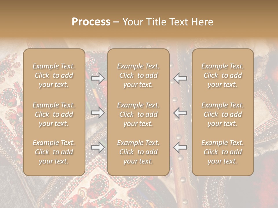 A Large Piece Of Cloth With Beads And Tassels On It PowerPoint Template