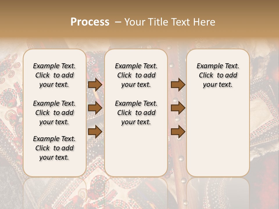 A Large Piece Of Cloth With Beads And Tassels On It PowerPoint Template