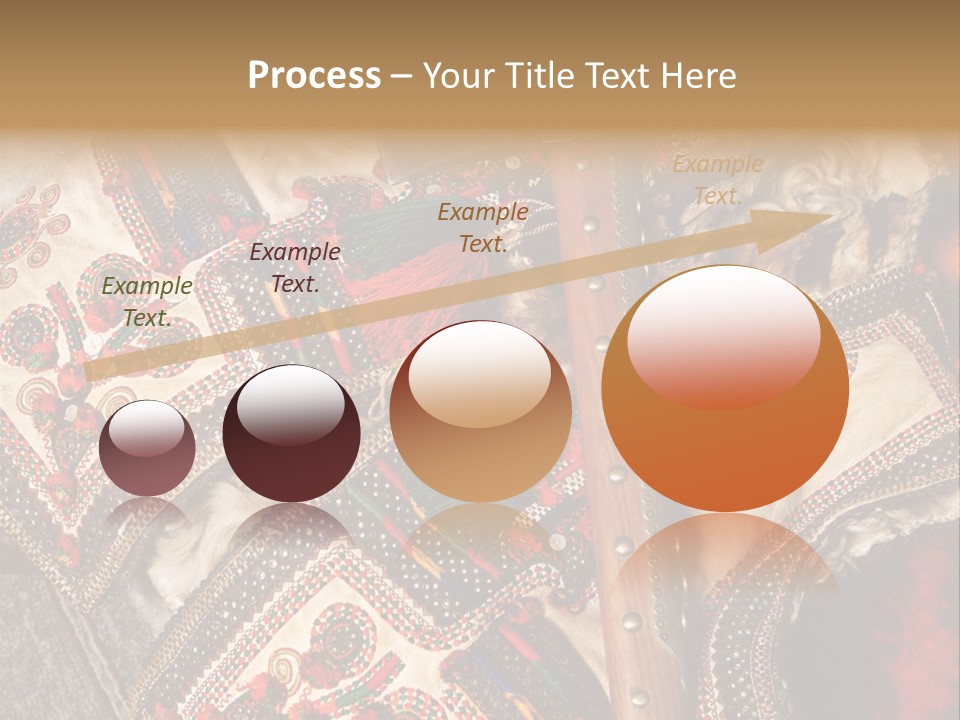 A Large Piece Of Cloth With Beads And Tassels On It PowerPoint Template