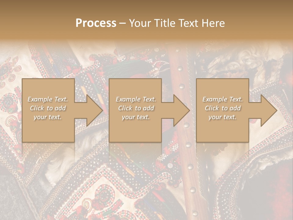 A Large Piece Of Cloth With Beads And Tassels On It PowerPoint Template