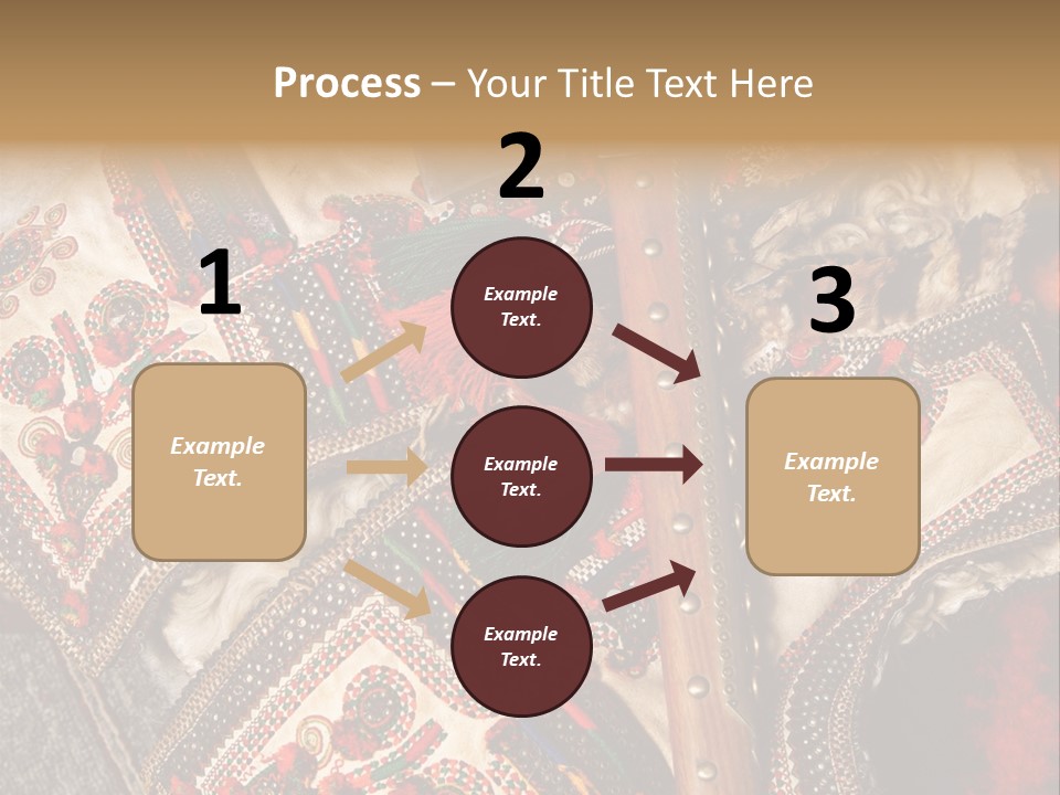 A Large Piece Of Cloth With Beads And Tassels On It PowerPoint Template